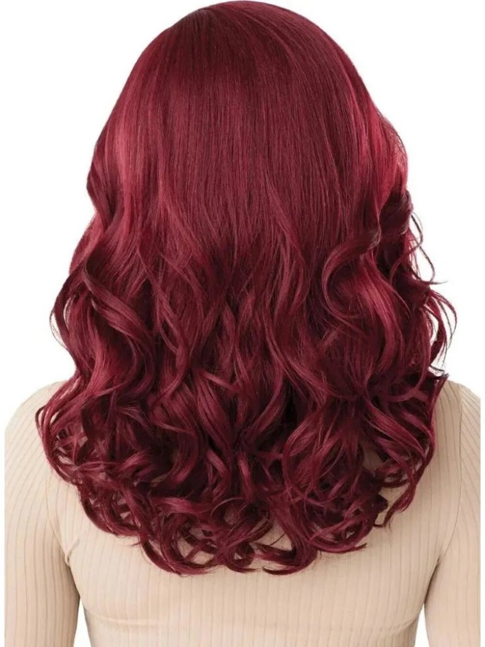 Outre Melted Hairline Glueless HD Lace Front Wig – SHELBY Dark Brown (2) New! - Picture 4 of 8